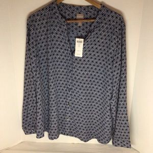 Chico’s “nautical links” button down